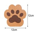 thumbnail image 4 of Absorbent Cork Coaster 5 inch Coffee Coaster Cup Mat for, 4 of 8