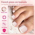 thumbnail image 2 of Exprimidor de uñas Bellelfin White French Tips 240 unidades, 2 of 7