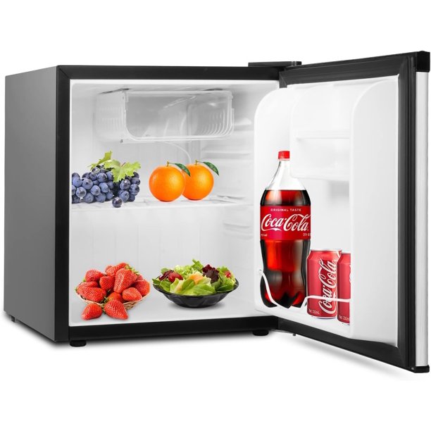 1.6 Cu.Ft. Mini Fridge with Freezer, Single Door Compact Refrigerator
