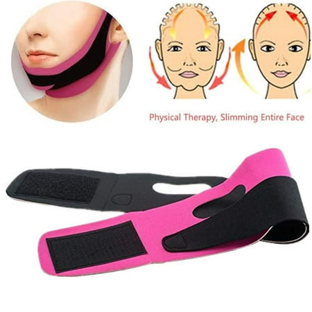 Tuscom Thin Face Bandage Face Slimmer Get Rid Of Double Chin Create V-Line Face Shapes Chin Cheek Lift Up Anti Wrinkle Lifting Belt Face Massage Tool for Women and