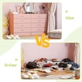 thumbnail image 4 of UBesGoo Pink Chest of Drawers Dresser Wood Organizer Cabinet, 4 Drawer Nightstand Side Table, Furniture for Bedroom, 4 of 18