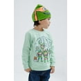 thumbnail image 4 of Teenage Mutant Ninja Turtles Donatello Raphael Leonardo Fleece Sweatshirt and Hat Toddler to Big Kid, 4 of 5