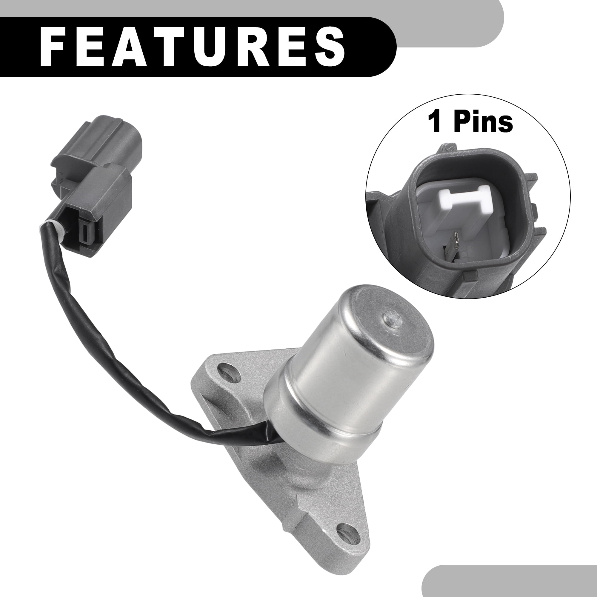 Unique Bargains Engine Variable Valve Timing VVT Solenoid - for Honda Civic 1992-2000 Metal Silver Tone - 1 Pc