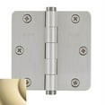 thumbnail image 7 of Baldwin 1435150I 0.25 in. Radius Mortise Hinge, Satin Nickel - 3.5 x 3.5 in., 7 of 7