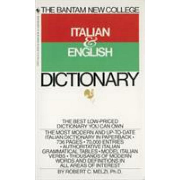 The Bantam New College Italian and English Dictionary 9780553279474 Used / Pre-owned