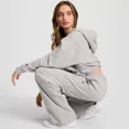 thumbnail image 3 of Champion Women's High-Rise Fleece Wide Leg Sweatpants - Heather Gray, Size XS-4X, 3 of 6