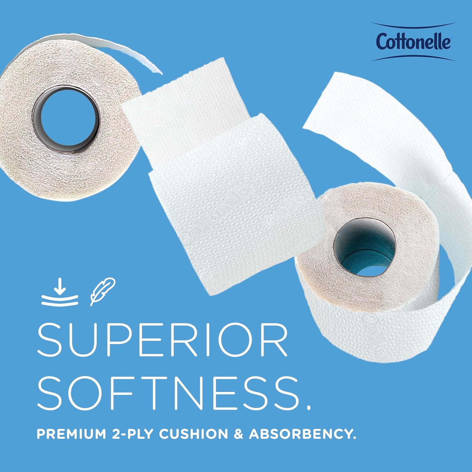 Thunder Standard Roll Bulk Toilet Paper (13135), 2-Ply, White, Compact for Easy Storage (20 Rolls of 451 Sheets, 9,020 Sheet Total)