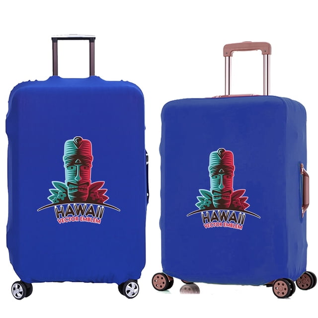 Luggage Cover Travel Suitcase Protective Cover for Trunk Case 18 '' -28 '' Foldable Elastic Suitcase Cover Sculpture Pattern 8sculpture006 L