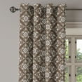 thumbnail image 3 of Ambesonne Grommet Curtain, , 50"x120", Umber Ivory, 3 of 5