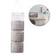 thumbnail image 1 of Advancent Bolsa de pared para sala de estar, cocina, dormitorio, organizador de artículos diversos, bolsa de bolsillo colgante Almacenamiento y organización del hogar cuadrado gris Advancent HA001636-01, 1 of 1