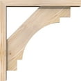 thumbnail image 3 of Ekena Millwork 3 1/2"W x 20"D x 20"H Merced Block Smooth Bracket w/ Offset Brace, Douglas Fir, 3 of 25