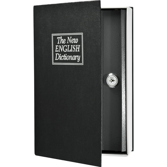 Barska Hidden Dictionary Book Cover Portable Key Lock Box, Safes