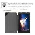 thumbnail image 2 of Lenovo Tab E7, 7" Tablet 2018 Case - Fintie Ultra Light Weight Stand Cover With Auto Wake/Sleep, Black, 2 of 7