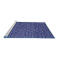 thumbnail image 2 of Ahgly Company Machine Washable Indoor Rectangle Oriental Blue Industrial Area Rugs, 8' x 10', 2 of 4