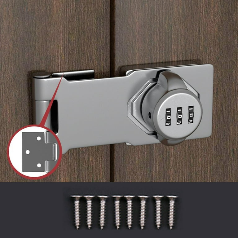 Cabinet Door Combination Lock Refrigerator Lock Burglar Drawer Lock Double