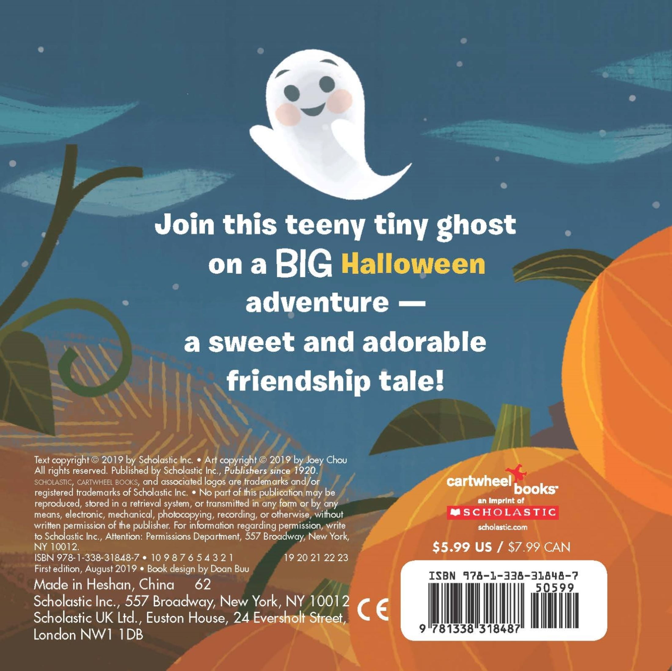 Rachel Matson, Board Book, Teeny Tiny Ghost, Halloween Adventure