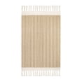 thumbnail image 6 of Moynesa 2'x3' Area Rug Small Washable Bathroom Rugs Boho Front Door Mat Woven Cotton Rug with Tassels Farmhouse Low Pile Carpet for Entry Laundry, Khaki, 6 of 9