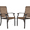 Brown, variant on Nuu Garden Patio Dining Chairs Set of 4, Outdoor Textilene Dining Chairs with High Back, Patio Chairs with Armrest, Metal Frame and Textilene Chairs, Brown