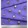 thumbnail image 2 of Soimoi Rayon Fabric Stripe & Drinks Summer Designs Print Fabric by Yard 42 Inch Wide, 2 of 3