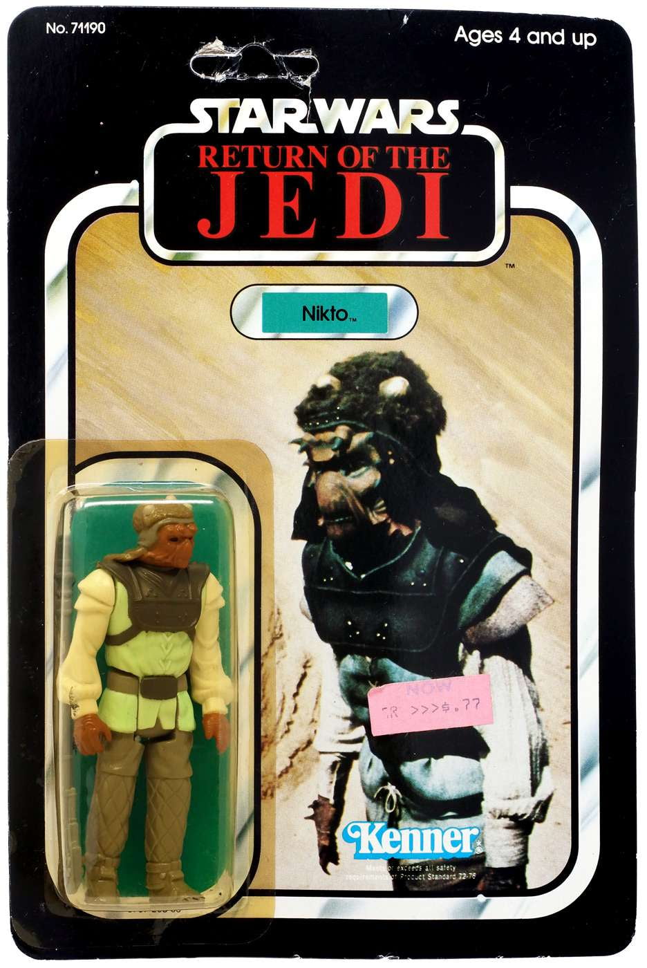 Star Wars Vintage 1983 Nikto Action Figure