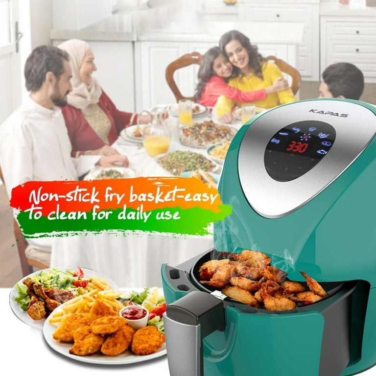 ◆ojos◆ ie Air Shakoshu 01 Khaki 24HSi:e-AC01-KK KAPAS Electric Air Fryer, 6.8 Quarts, 6.5 Litre Capacity and
