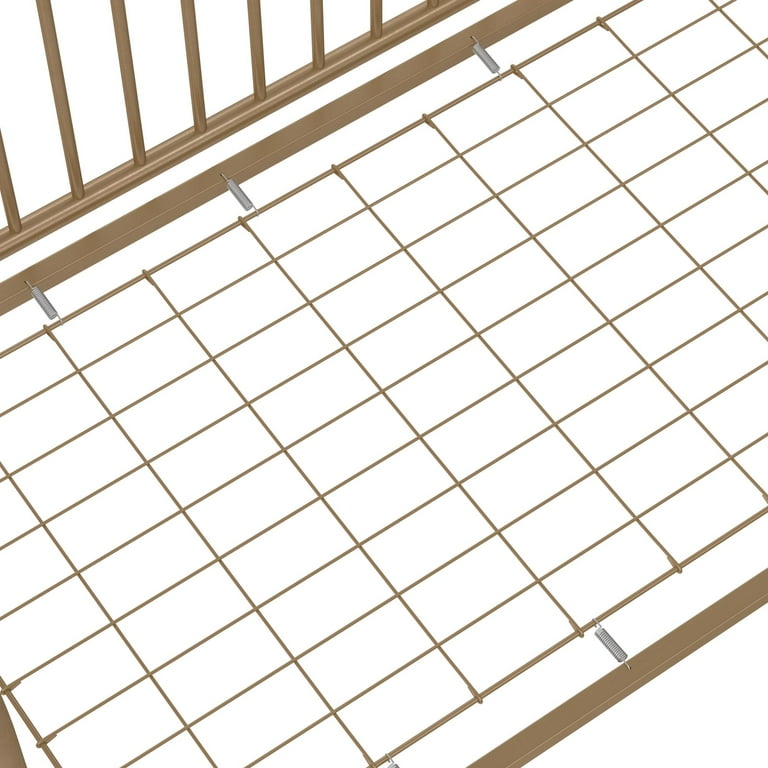 Baby crib top metal spring frame