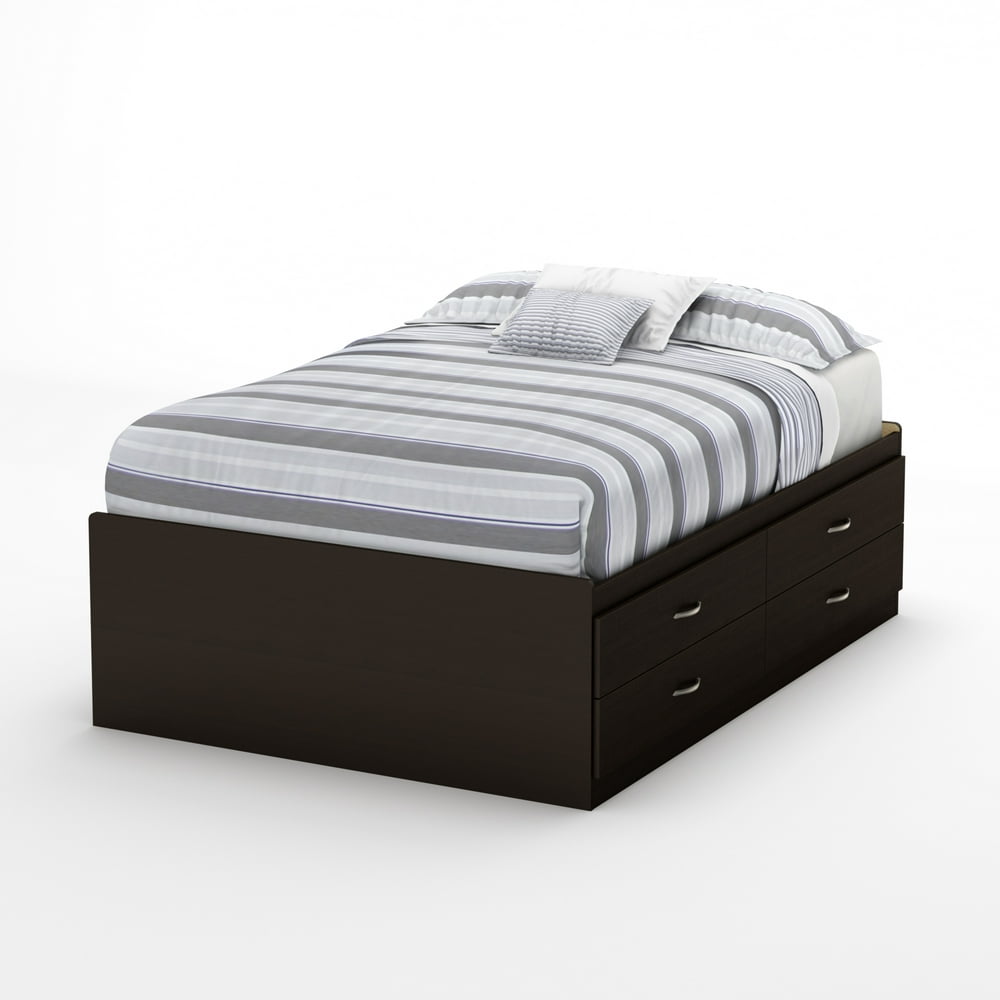 South Shore SoHo Full Captain Bed (54'') with 4 Drawers, Multiple
