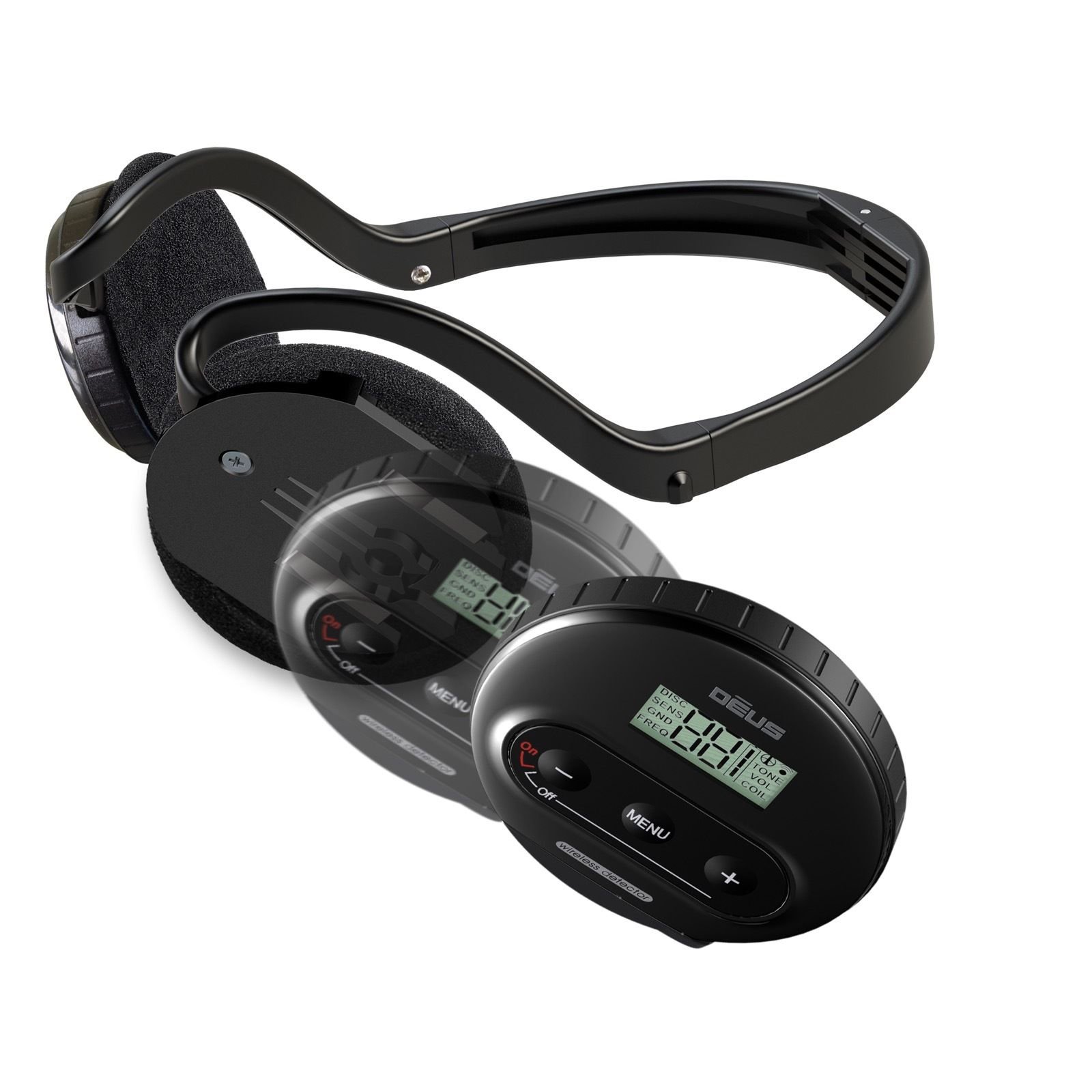 信頼 Deus Coil XP Headphones Deus w/ Metal 11” Detectors Detector with XP by WS5  MI-6 Pinpointer， Kellyco Headphones， X35 Remote， 9” X35 Coil