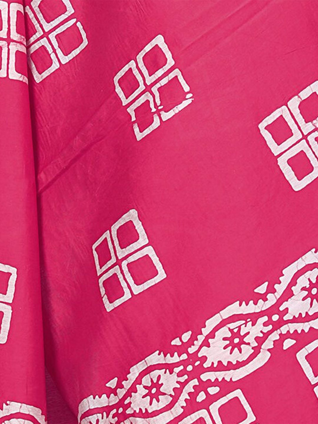 Batik Pure Cotton Maheshwari Saree - 25462366 - Walmart.com