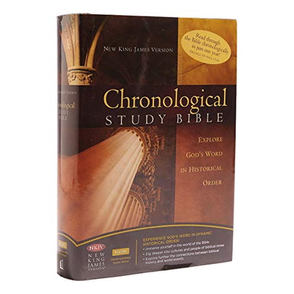 Pre-Owned Chronological Study Bible-NKJV (Hardcover)