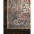 thumbnail image 6 of Loloi II Loren Collection Lq-14 Brick/Multi Oriental Area Rug 1'-6" x 1'-6" Sample Swatch, 6 of 7