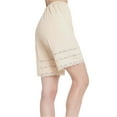 Women Culottes Slip Elastic Waist Lace Snipit Pettipants Bloomer Half
