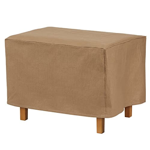 Duck Covers EOT403818 Duck Covers Essential 40 in. Rectangular Patio Ottoman/Side Table Cover