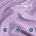 thumbnail image 4 of Bare Home Luxury Duvet Cover and Sham Set - Premium 1800 Collection - Ultra-Soft - King, Lavender, 3-Pieces, 4 of 10