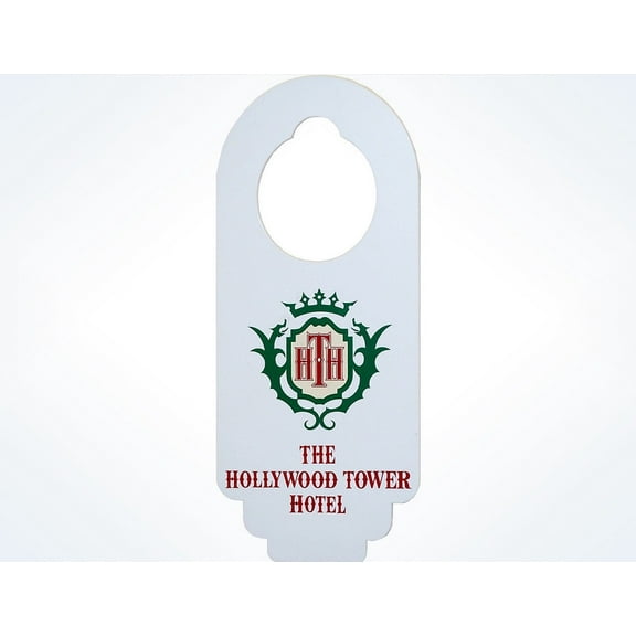 Disney Parks Hollywood Tower Hotel Logo Door Hanger New