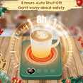 thumbnail image 2 of Coffee Cup Warmer for Desk, Electric Heated Mug Cup Warmer, Auto Shut Off, Office Desk Home Kitchen Green US Plug, 2 of 6