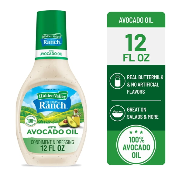 Hidden Valley Ranch Dressing with Avocado Oil, 12 fl. oz.