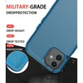thumbnail image 2 of Diverbox for iPhone 11 Case [Shockproof] [Dropproof] [Tempered Glass Screen Protector + Camera Lens Protector],Heavy Duty Protection Phone Case Cover for Apple iPhone 11 (Blue), 2 of 8