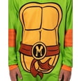 thumbnail image 3 of Teenage Mutant Ninja Turtles Mens' Adult Hooded Union Suit TMNT Character 1PC Costume Sleep Pajama Lounge, 3 of 7