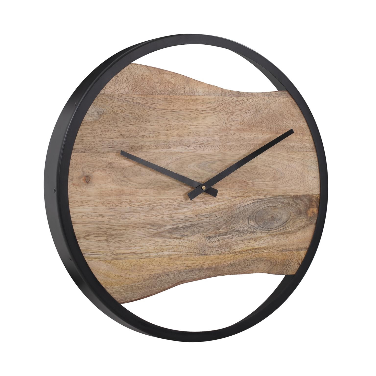 Live Edge Round Clock