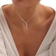 thumbnail image 4 of Collar SUFOPE Diamond para mujer con circonita cúbica, 4 of 7