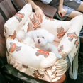 thumbnail image 4 of Pet Car Carrier Bed Front/Back Seat Transportin Perro Dog Car Seat Bed Sofa Travel Dog Car Seats cover for Small Medium Dogs ShopWise Round, 4 of 7