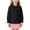 Black, variant on Toddler Girls Peter Pan Collar Blouse Kids Ruffle Long Sleeve T Shirts Puff Cuff Button Down Casual Tee Tops 2-13 Years