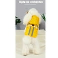 thumbnail image 3 of Topcobe Waterproof Cozy Dog Hoodie with D-ring, S-2XL Yellow, 3 of 8