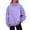 41# Purple, variant on Mock Neck Sweatshirt,Oversized Long Sleeve Pullover Sweatshirts for Women Casual Fall Turtleneck Tops,Khaki S