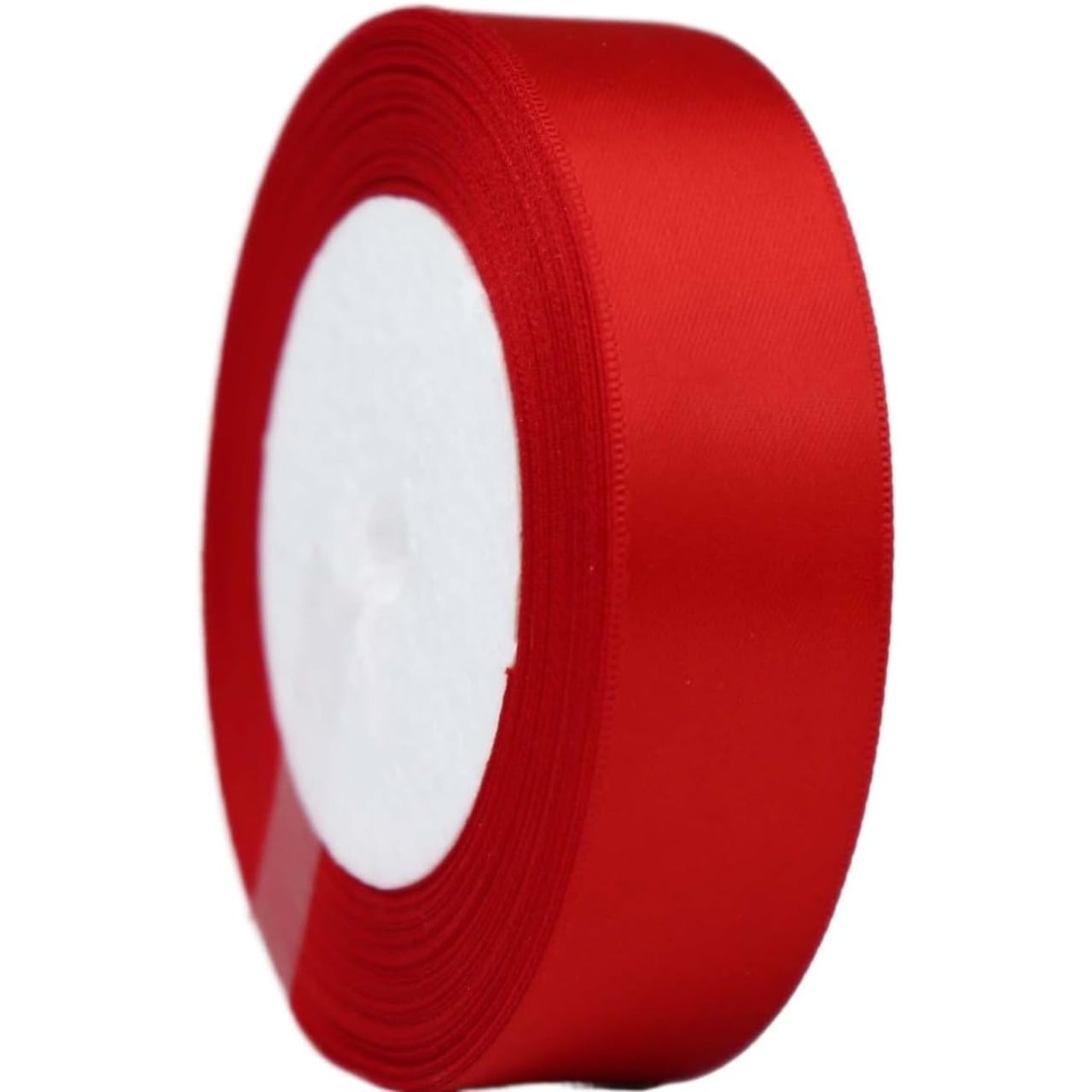 Double Faced Satin Ribbon Double Sided Solid Polyester Ribbon for Gift Wrapping Christmas Decoration