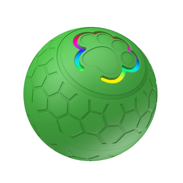 Juguete Smart Rolling Dog - Juguete interactivo para mascotas con modos de scroll aleatorio y rebote loco, material ABS, resistente al agua IP54, carga tipo C, batería de 3 horas