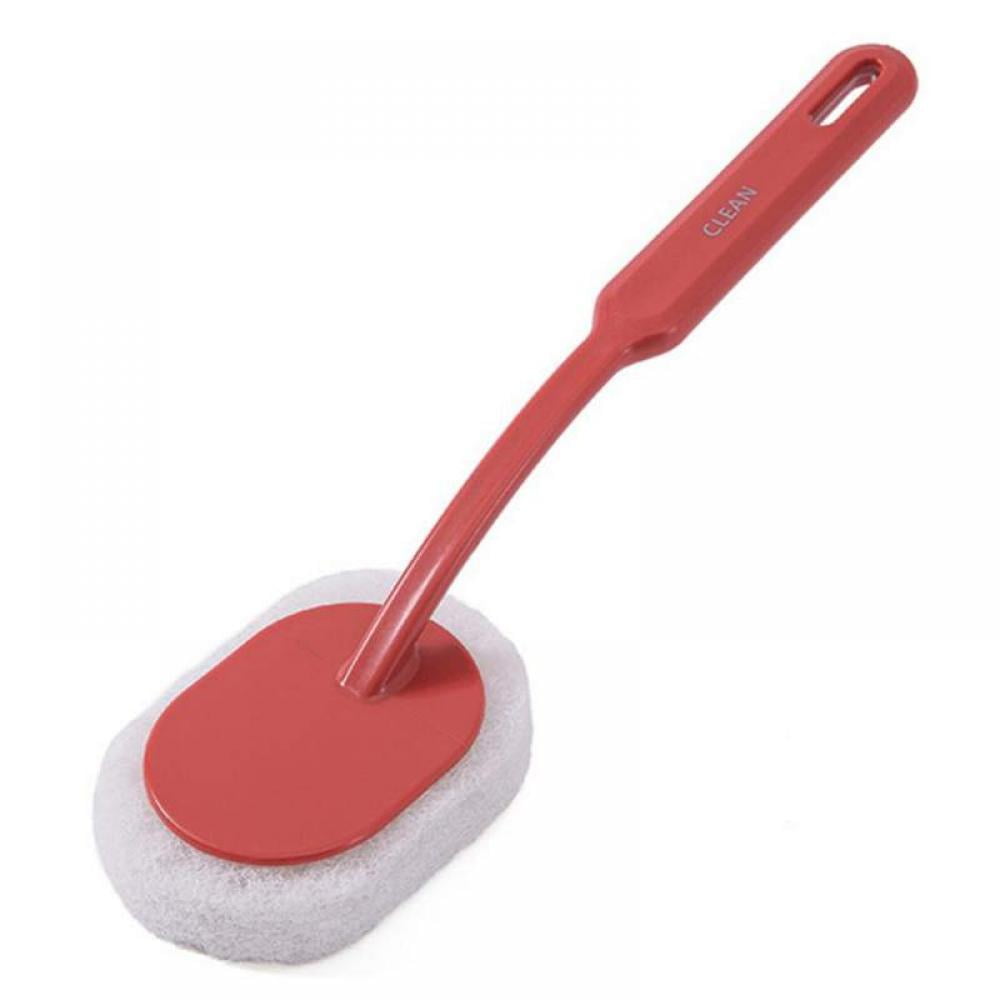 Long Handle Sponge Wipe Cleaning Brush Bathtub Sponge Brush Floor Tile Brush Sponge Cleaning Tools Bathroom Accessories