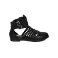thumbnail image 2 of New Women Machi Foxter-2 Leatherette Almond Toe Strappy Cut Out Ankle Boot, 2 of 6