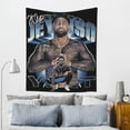 thumbnail image 4 of Jey USO Wrestler Tapestry Wall Hanging Art Poster For Living Room/Bedroom/Dorm Decorations Porch Hangings Wall Art Banners Bed Cover Beach Throws 60x51(inch), 4 of 8